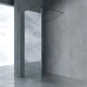 Душевая перегородка AVS Walk In 90 см профиль оружейная сталь, стекло прозрачное